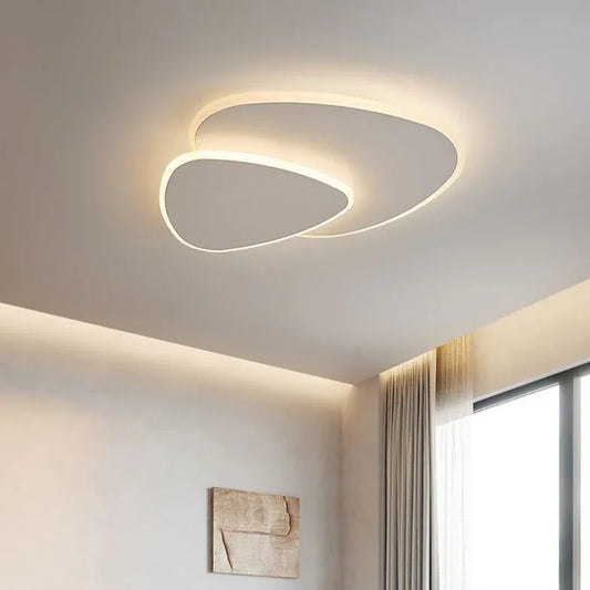 LED Deckenleuchte Wohnzimmer dimmbar Dreieck Kunst modern - Atelier Wohnkunst 