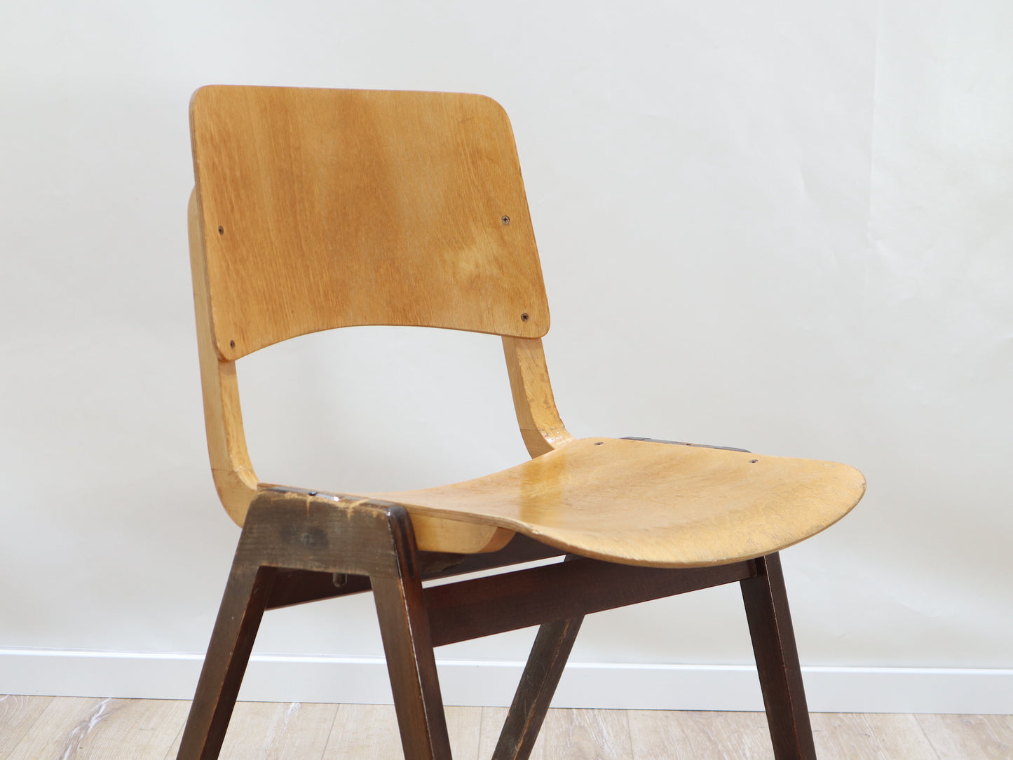 Thonet solid wood stacking chair